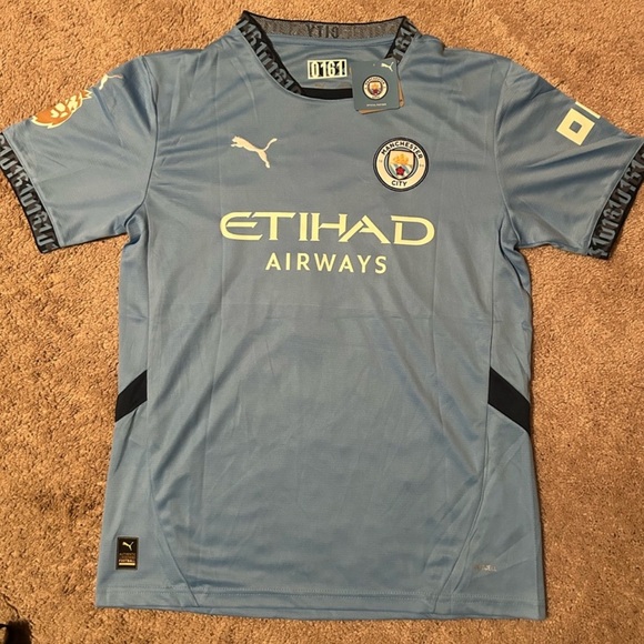 2024 Haaland Manchester City #9 Home Premiere
League Jersey - Picture 2 of 5